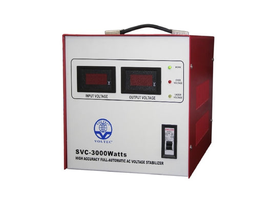 Voltec SVC Stabilizer - 3KVA - For Photocopier & Sensitive Instruments